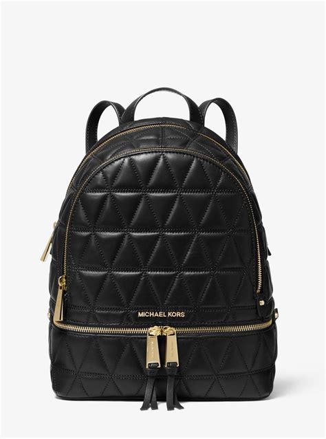 michael kors quilted leather backpack|Michael Kors Backpack new collection.